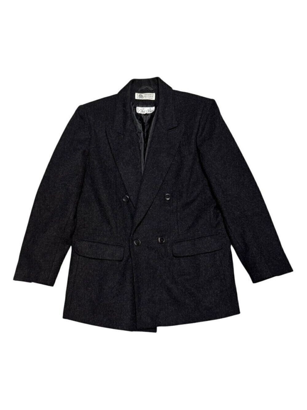 BILL BLASS Vintage PURE NEW WOOL Luxury Winter Business Casual Coat Womens 12